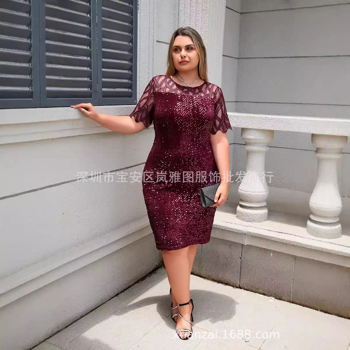 Female Clothing Women's Dress 2025 Summer Personalized Sequined Plus Size Women's Short Sleeves Lace Elegant Party Dresses Robe
Female Clothing Women's Dress 2025 Summer Personalized Sequined Plus Size Women's Short Sleeves Lace Elegant Party Dresses Robe