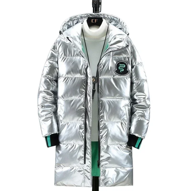 Men's Thick Down Overcoat Mid Length Cotton Down Jacket Glossy Coat Quilted Hoodie Korean-style Jackets Windproof Moisture-proof
Men's Thick Down Overcoat Mid Length Cotton Down Jacket Glossy Coat Quilted Hoodie Korean-style Jackets Windproof Moisture-proof