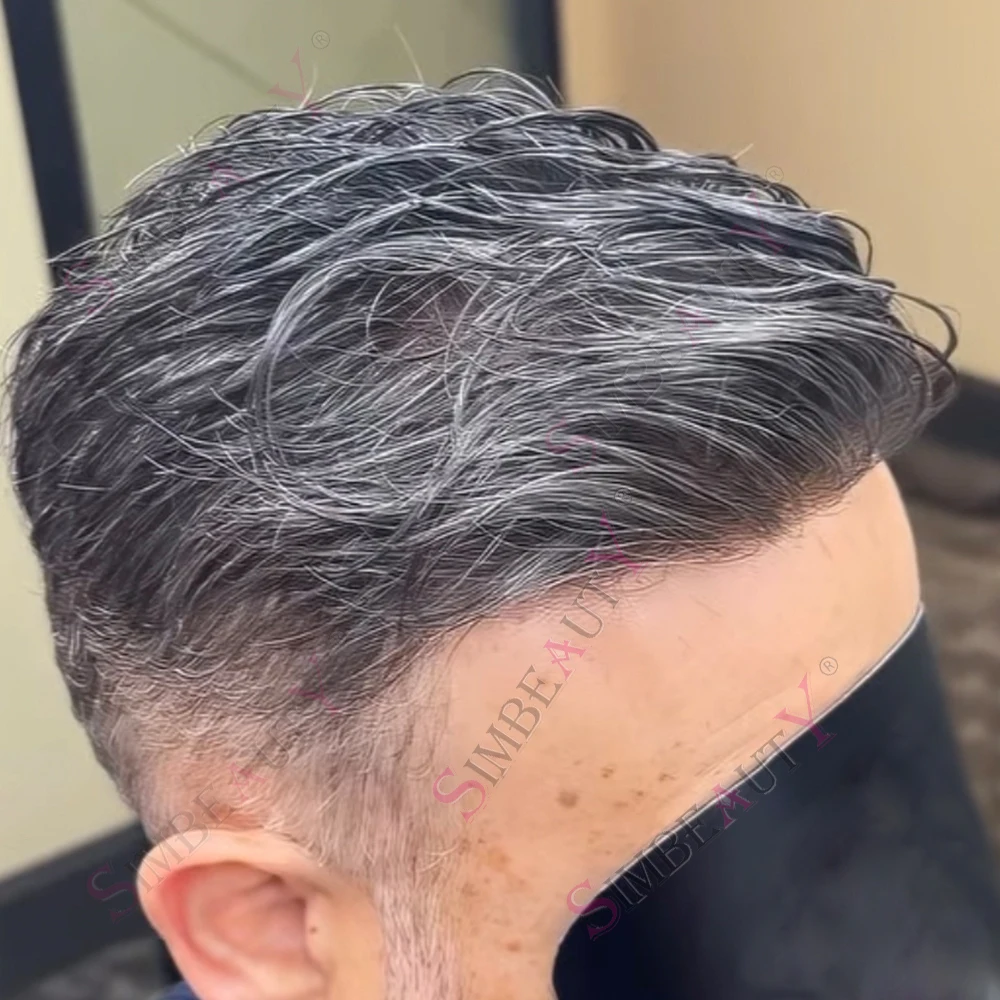 Мужской парик-накладка Super Natural Hairline, темно-коричневый (1B50, 1B80), серо-черный, с прозрачной полиуретановой основой, незаметный, прочный, тонкий, с эффектом микропилинга
Мужской парик-накладка Super Natural Hairline, темно-коричневый (1B50, 1B80), серо-черный, с прозрачной полиуретановой основой, незаметный, прочный, тонкий, с эффектом микропилинга