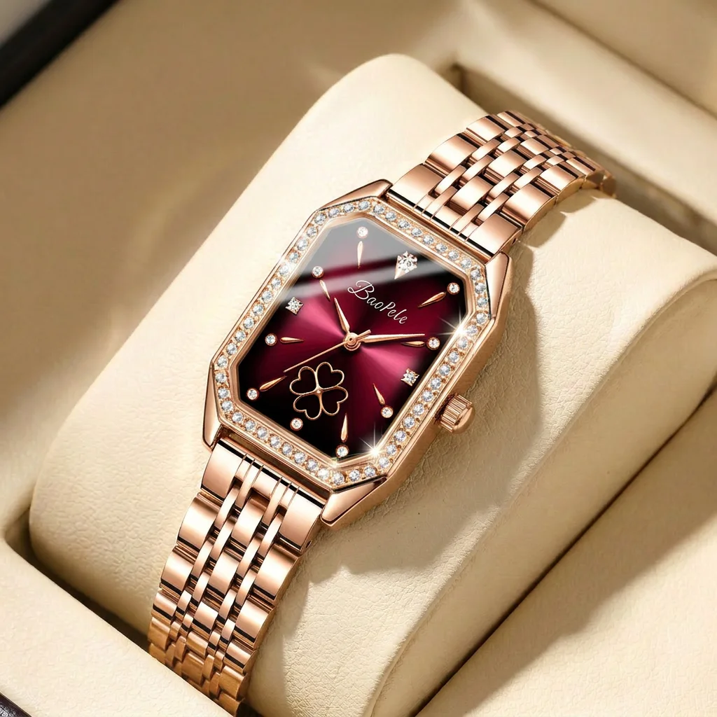 1pcs Women's red dial alloy strap vintage fashion tonneau sporty details Quartz Watch for business party holiday
1pcs Women's red dial alloy strap vintage fashion tonneau sporty details Quartz Watch for business party holiday