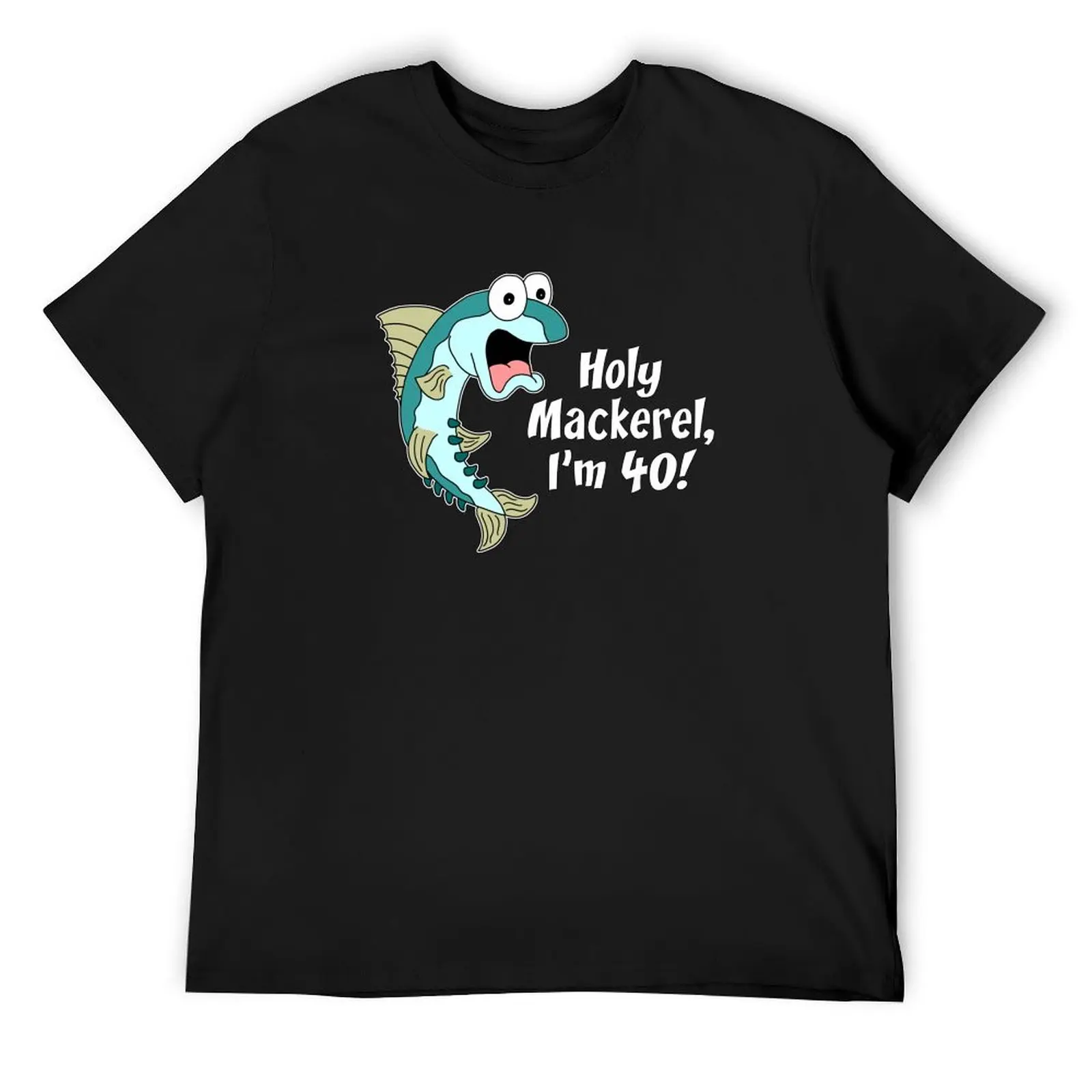 Holy Mackerel I'm 40 Funny 40th Fish Cartoon T-Shirt quick-drying Clothing rapper graphic tees shirts men graphic
Holy Mackerel I'm 40 Funny 40th Fish Cartoon T-Shirt quick-drying Clothing rapper graphic tees shirts men graphic