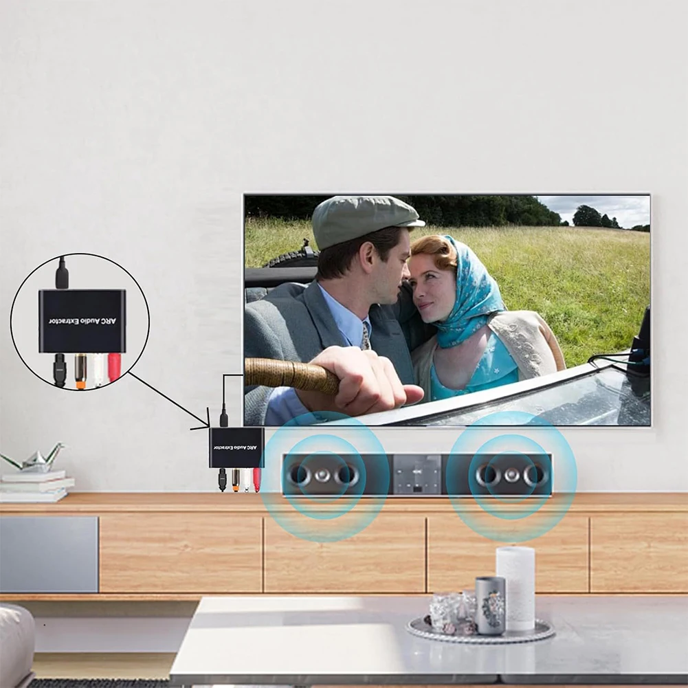 HDMI-Compatible ARC Adapter ARC To SPDIF Coaxial L/R Stereo 3.5mm Jack Audio Converter Audio Adapter for HDTV Soundbar Amplifier
HDMI-Compatible ARC Adapter ARC To SPDIF Coaxial L/R Stereo 3.5mm Jack Audio Converter Audio Adapter for HDTV Soundbar Amplifier