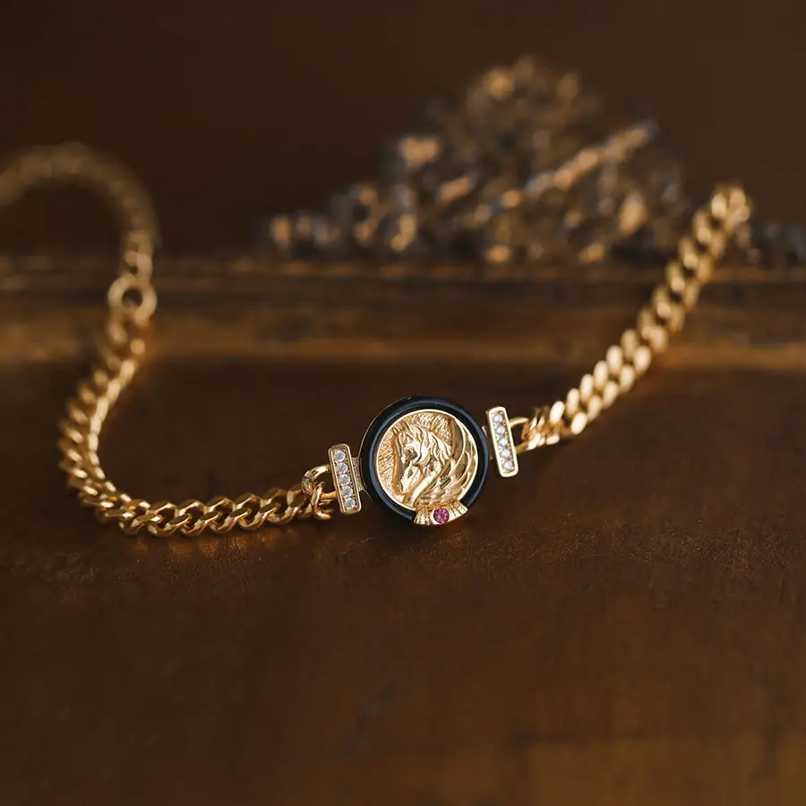 Vintage Enamel Crystal Charm Bracelet for Women Fashion New Stainless Steel Bangles European and American Jewelry Accessories
Vintage Enamel Crystal Charm Bracelet for Women Fashion New Stainless Steel Bangles European and American Jewelry Accessories