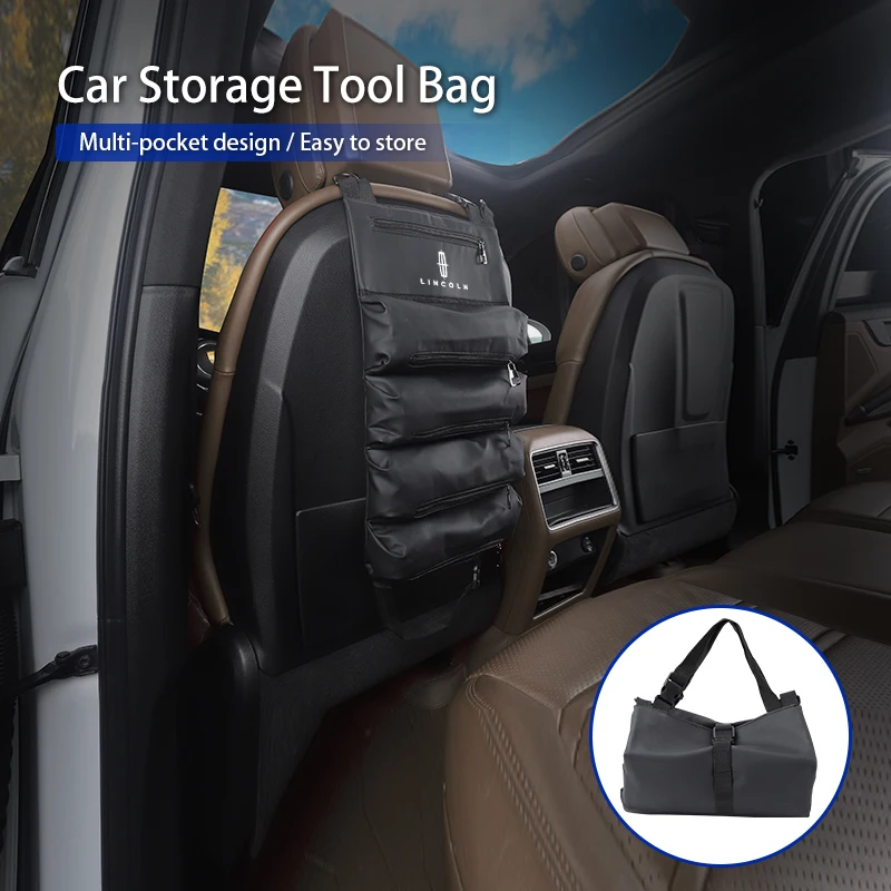 Car Interior Storage Leather Backrest Storage Pouch For Lincoln MKZ MKX Aviator Navigator Continental Corsair MKC MKT Nautilus
Car Interior Storage Leather Backrest Storage Pouch For Lincoln MKZ MKX Aviator Navigator Continental Corsair MKC MKT Nautilus