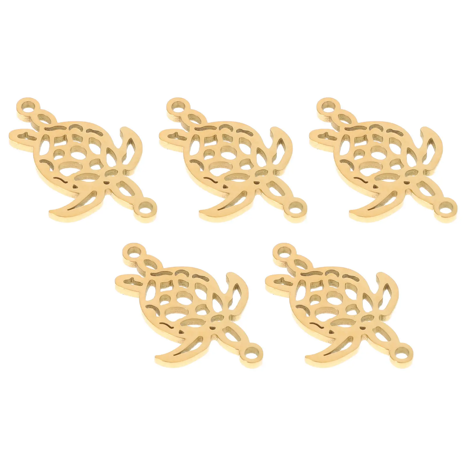 5Pcs Stainless Steel Sea Turtle Pendant Charms Hollow Engraved Design Jewelry Accessories for Necklace Bracelet Craft Supplies
5Pcs Stainless Steel Sea Turtle Pendant Charms Hollow Engraved Design Jewelry Accessories for Necklace Bracelet Craft Supplies