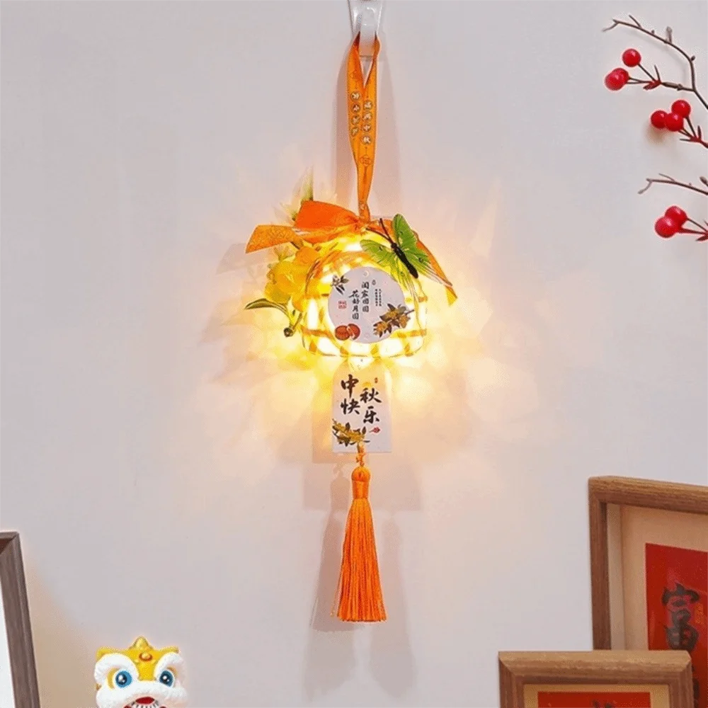 Weaving Mid-Autumn Festival Lantern Bamboo Weaving Cage Chinese Style Luminous Lantern DIY Handmade LED Light
Weaving Mid-Autumn Festival Lantern Bamboo Weaving Cage Chinese Style Luminous Lantern DIY Handmade LED Light