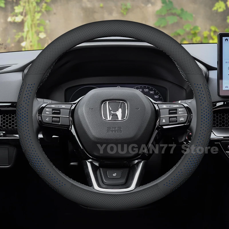 Leather Car Steering Wheel Cover For Honda CR-V 6th 2023-2025 CRV Hybrid Covers For Covers Auto interior Honda CR V Accessories
Leather Car Steering Wheel Cover For Honda CR-V 6th 2023-2025 CRV Hybrid Covers For Covers Auto interior Honda CR V Accessories