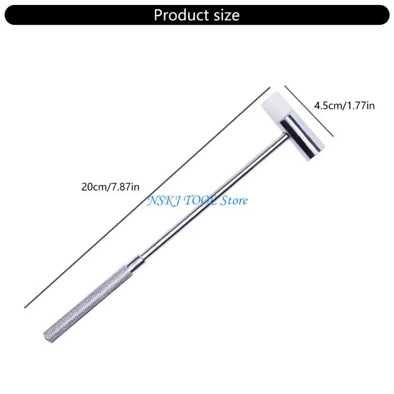 L8RC Small Hammer Repair Tool Metal Rubber Hammer Double Head For Repair Watch
L8RC Small Hammer Repair Tool Metal Rubber Hammer Double Head For Repair Watch
