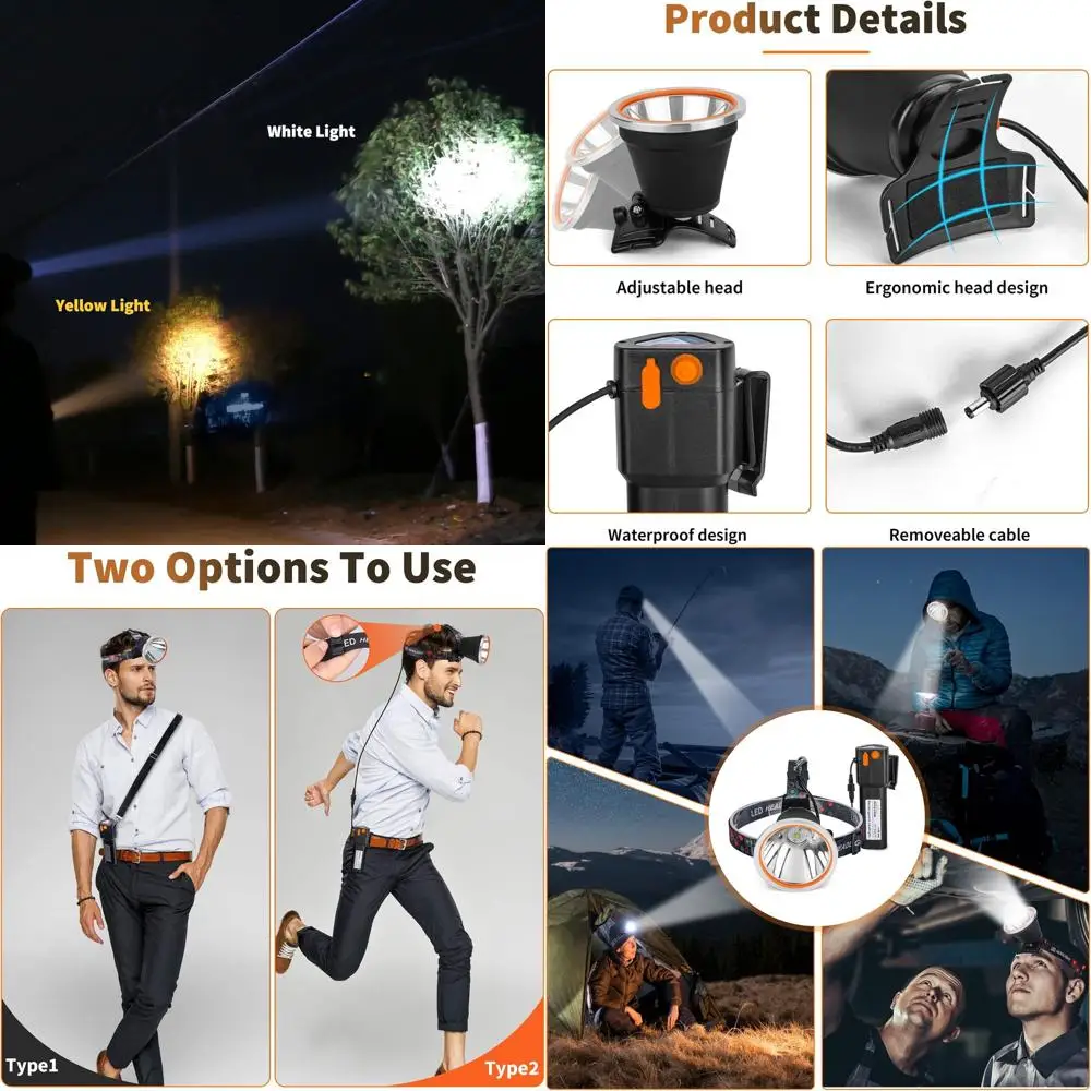 Ultra-Bright LED Rechargeable Headlamp for Hunting, Fishing, Camping, Hiking, Outdoors & Emergencies
Ultra-Bright LED Rechargeable Headlamp for Hunting, Fishing, Camping, Hiking, Outdoors & Emergencies