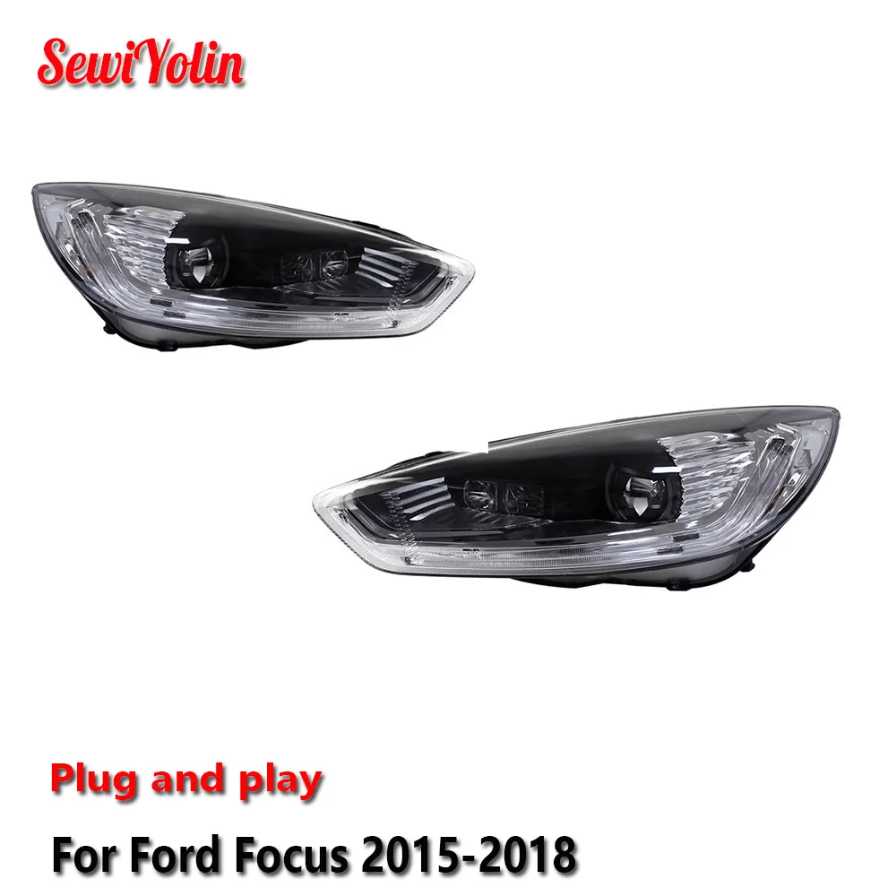 Car LED Headlight Light Assemblies For Ford Focus 2015-2018 Auto Fog DRL Brake Turn Signal Lamp Plug and Play
Car LED Headlight Light Assemblies For Ford Focus 2015-2018 Auto Fog DRL Brake Turn Signal Lamp Plug and Play