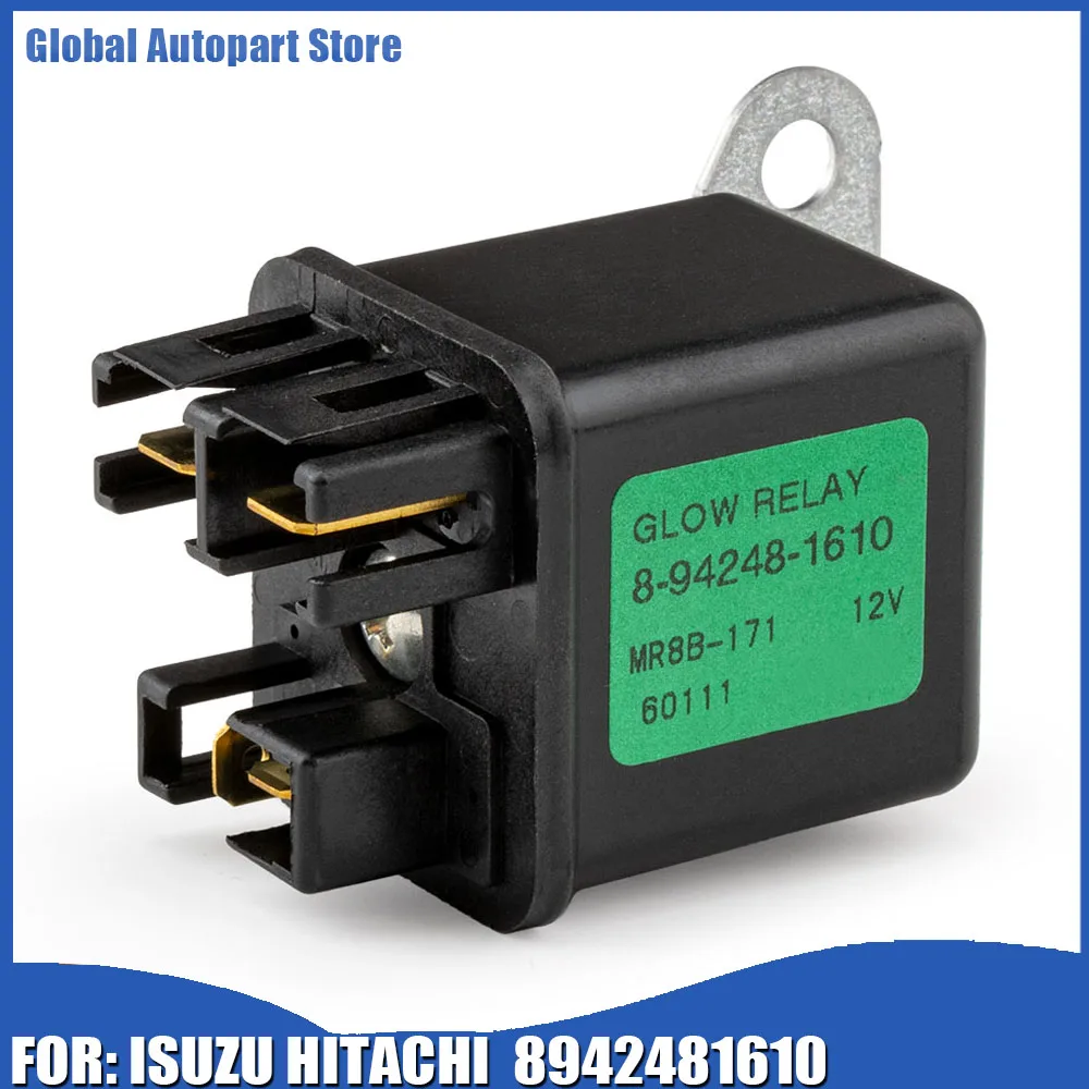 12V Relay Glow Plug 8942481610 8-94248-1610 for Isuzu Hitachi EX35U EX27U EX50U ZAXIS35U
12V Relay Glow Plug 8942481610 8-94248-1610 for Isuzu Hitachi EX35U EX27U EX50U ZAXIS35U