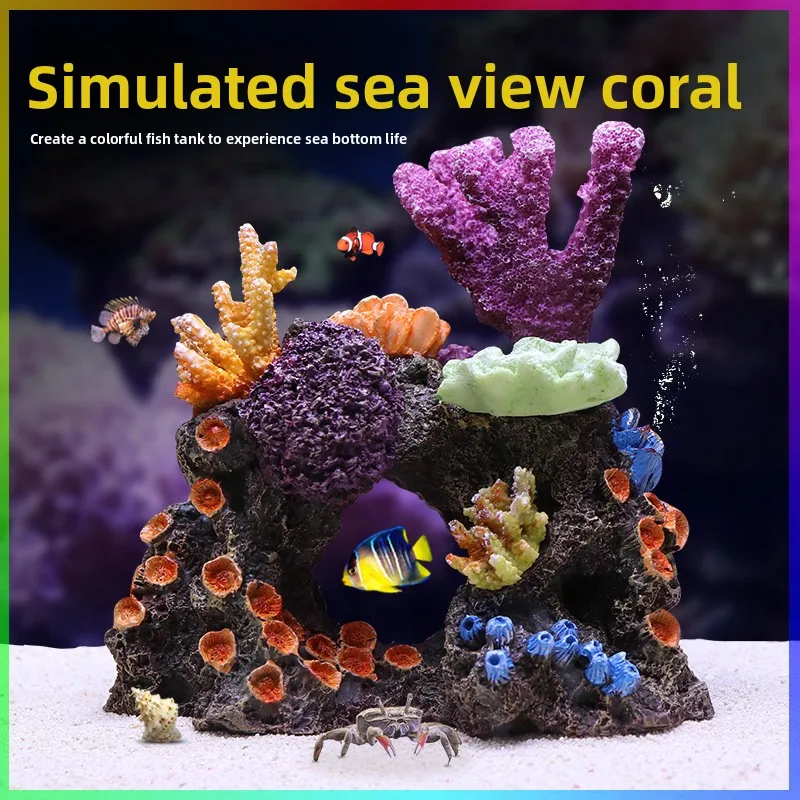 SYSENCIAGA Blooming Resin Coral Tree, Moving Polyp Aquarium Decor - Artificial Coral Reef Centerpiece for Saltwater Tank
SYSENCIAGA Blooming Resin Coral Tree, Moving Polyp Aquarium Decor - Artificial Coral Reef Centerpiece for Saltwater Tank