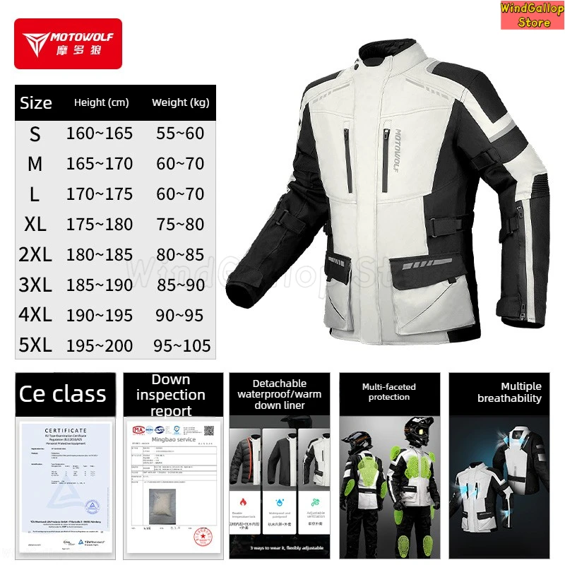motorcycle riding clothes waterproof warm cold-resistant down racing clothes anti-drop locomotive motorcycle travel equipment
motorcycle riding clothes waterproof warm cold-resistant down racing clothes anti-drop locomotive motorcycle travel equipment