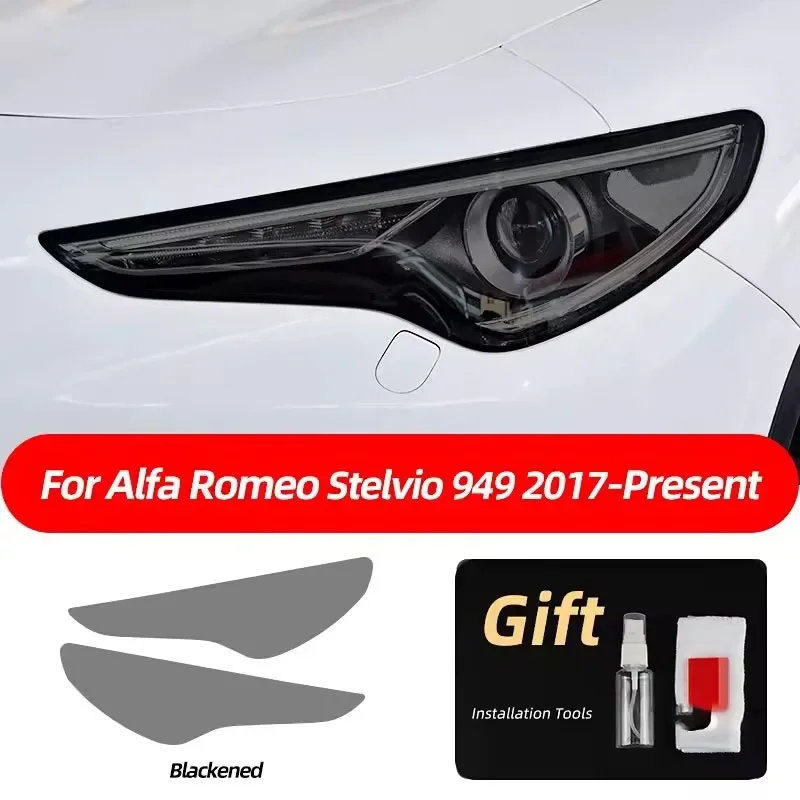 For Alfa Romeo Stelvio 949 2017-On 2020-2022 Car Headlight Protective Film Front Light Transparent Smoked Black TPU Sticker PPF
For Alfa Romeo Stelvio 949 2017-On 2020-2022 Car Headlight Protective Film Front Light Transparent Smoked Black TPU Sticker PPF