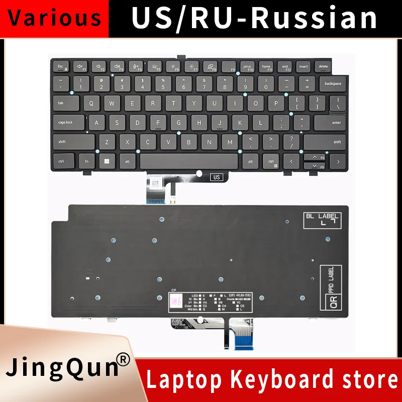 US No-backlit/backlit Keyboard For Dell Latitude 7340 7350 P178G,Latitude 7440 7450 P174G 16"inch Latitude 7640 7650 P126F
US No-backlit/backlit Keyboard For Dell Latitude 7340 7350 P178G,Latitude 7440 7450 P174G 16"inch Latitude 7640 7650 P126F