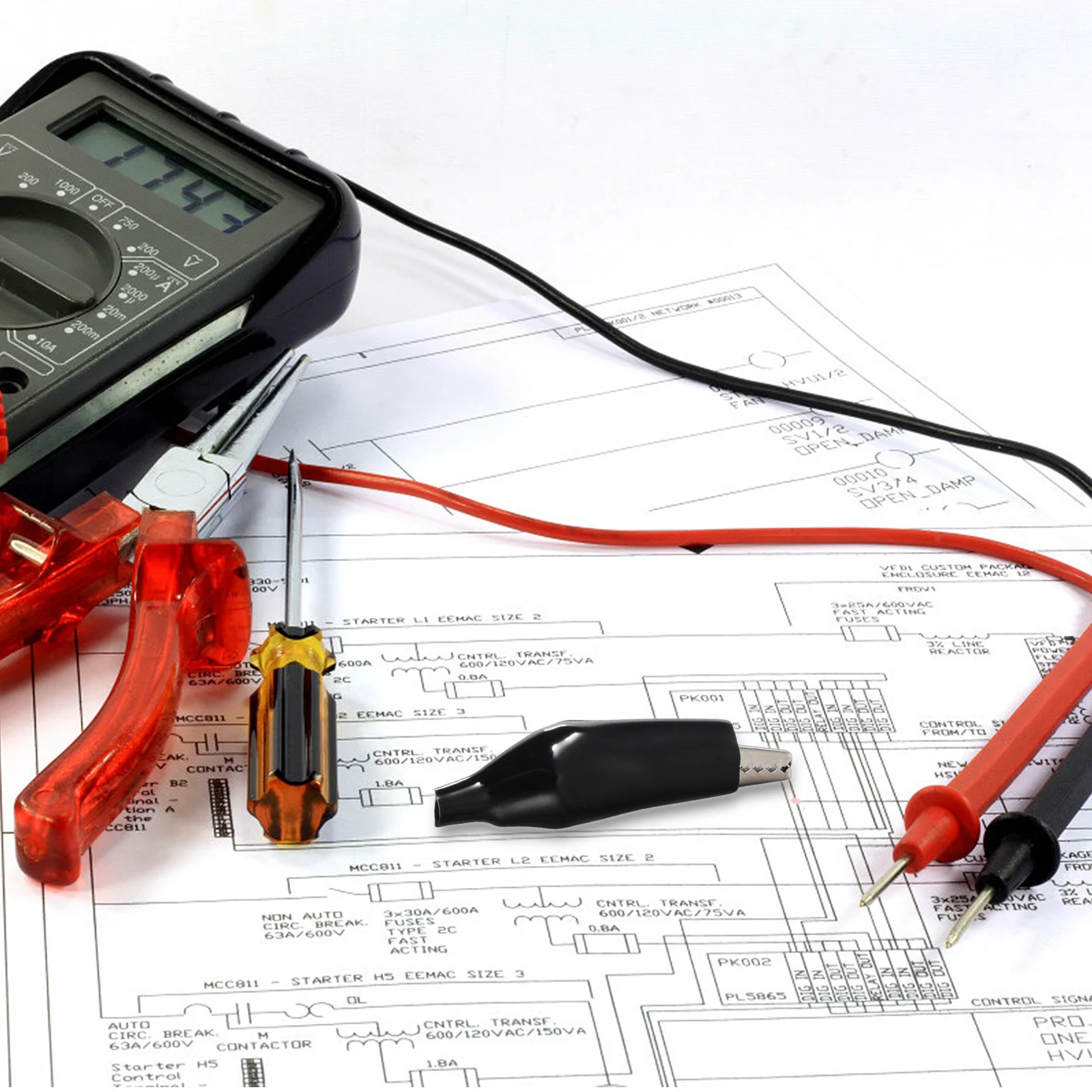 20pcs Insulated Crocodile Alligator Clips For Electrical Testing Cable Lead Automotive Motorcycle Durable
20pcs Insulated Crocodile Alligator Clips For Electrical Testing Cable Lead Automotive Motorcycle Durable