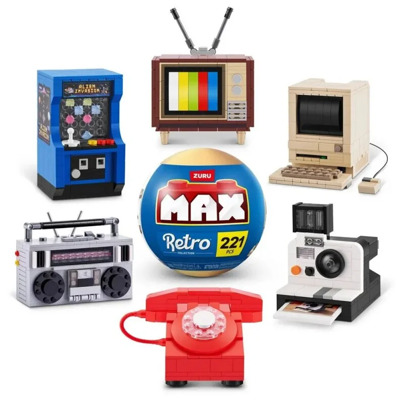 Genuine ZURU Max Premium Retro Surprise Ball TV Radio Building Blocks Blind Box Retro Radio Anime Figure Mystery Box Model Gift
Genuine ZURU Max Premium Retro Surprise Ball TV Radio Building Blocks Blind Box Retro Radio Anime Figure Mystery Box Model Gift