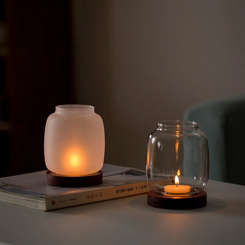 Glass Candle Holder Ornament Simple Windshield Chinese Retro Zen Small Candle Holder Aromatherapy Home Decoration
Glass Candle Holder Ornament Simple Windshield Chinese Retro Zen Small Candle Holder Aromatherapy Home Decoration