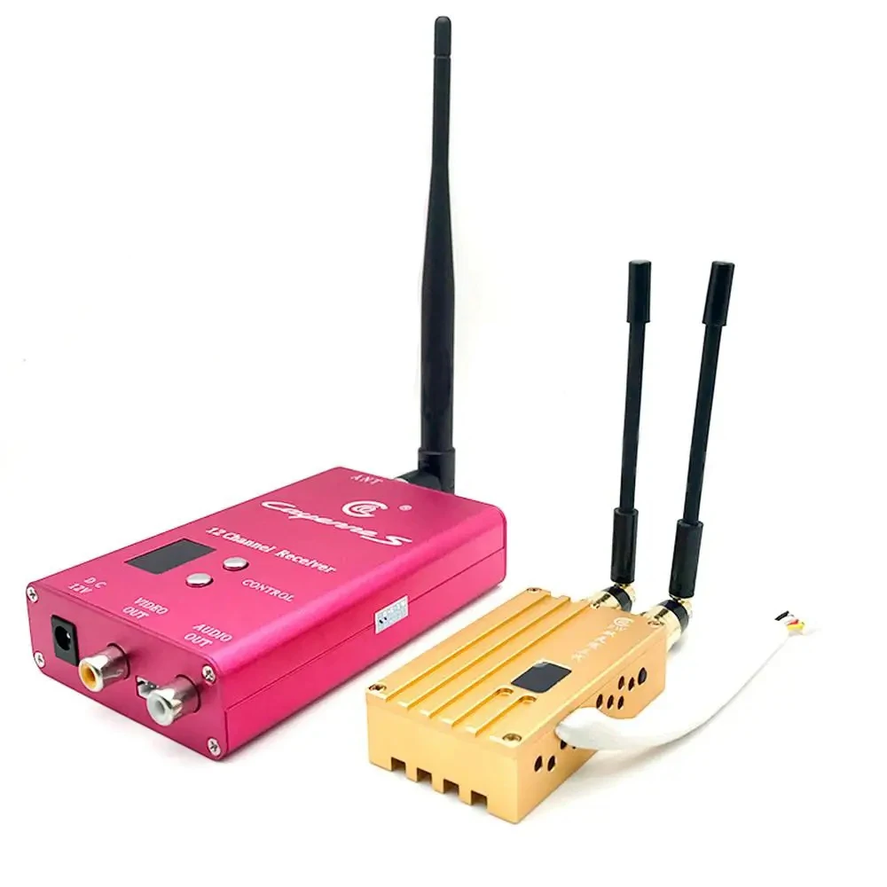 1.2Ghz 8W FPV Video Transmitter 8 Channels Drone Video Link Dula Antennas Long Range Wireless Video Transmission
1.2Ghz 8W FPV Video Transmitter 8 Channels Drone Video Link Dula Antennas Long Range Wireless Video Transmission