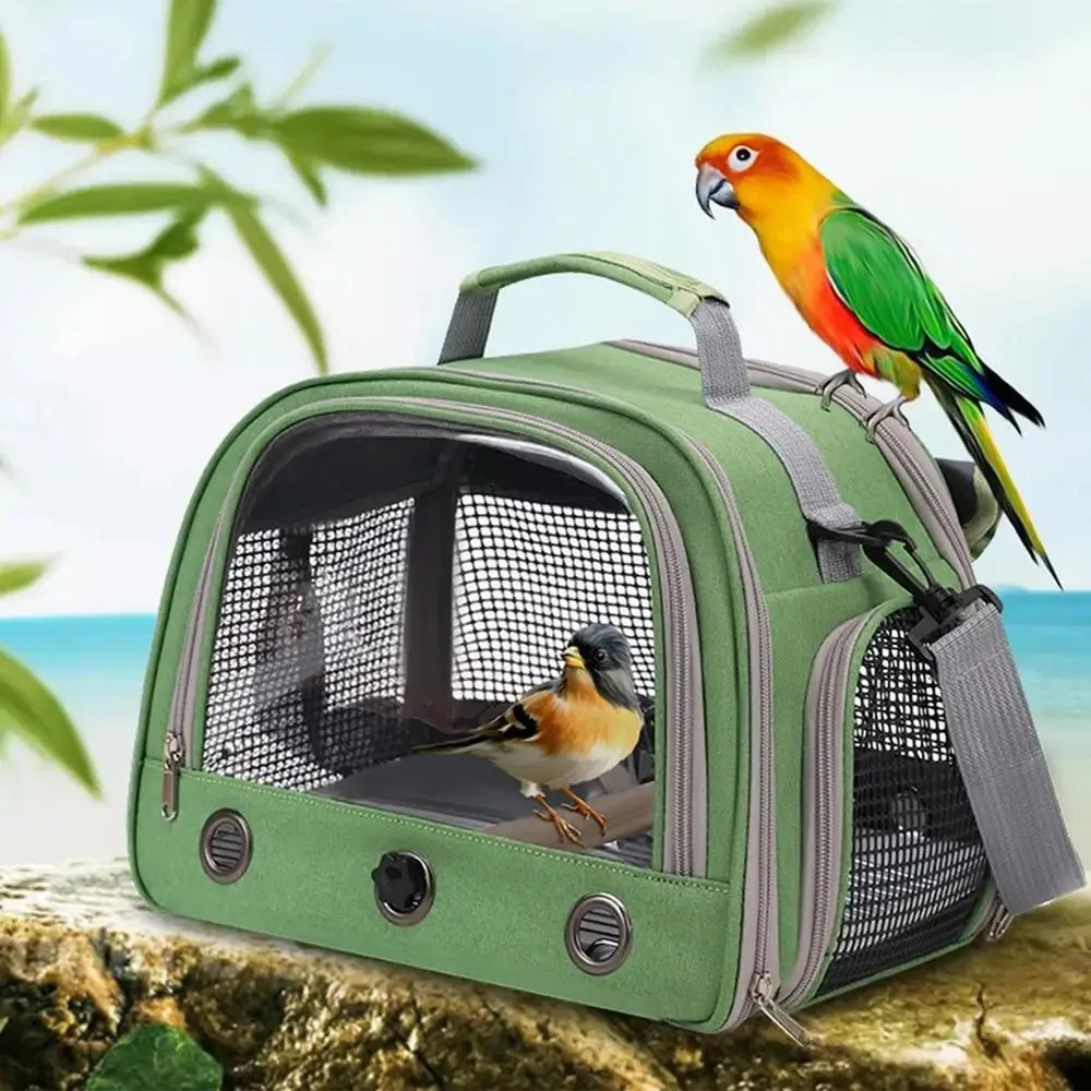 Creative Breathable Portable Parrot Travel Bag with Tray Comfortable Parrot Carrier Bag Large Capacity Pet Handbag Pet Supplies
Creative Breathable Portable Parrot Travel Bag with Tray Comfortable Parrot Carrier Bag Large Capacity Pet Handbag Pet Supplies