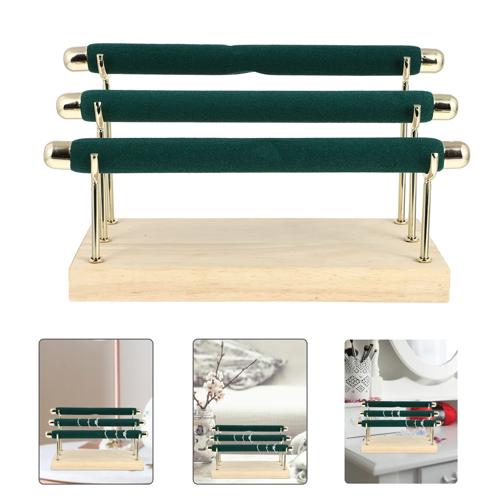 Three-Tier Wooden Ring Rack Jewelry Display Stand Multi-Layer Rings Storage Holder Jewelry Organizer Stable Lightweight
Three-Tier Wooden Ring Rack Jewelry Display Stand Multi-Layer Rings Storage Holder Jewelry Organizer Stable Lightweight
