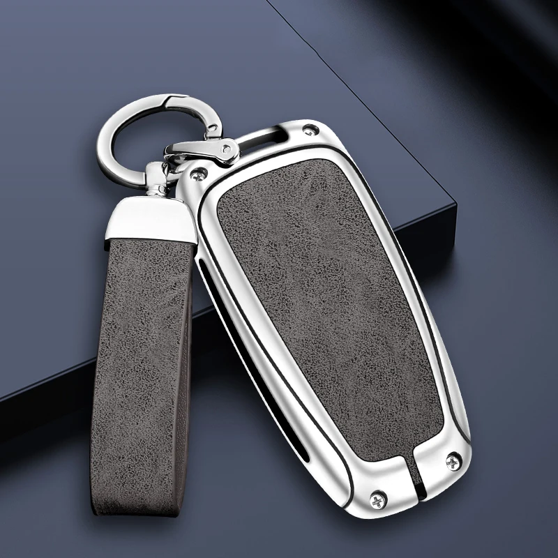 Zinc Alloy Leather Car Key Case Cover Protector Shell for Mustang Explorer F150 F250 F350 Ecosport Remote Shell Holder
Zinc Alloy Leather Car Key Case Cover Protector Shell for Mustang Explorer F150 F250 F350 Ecosport Remote Shell Holder