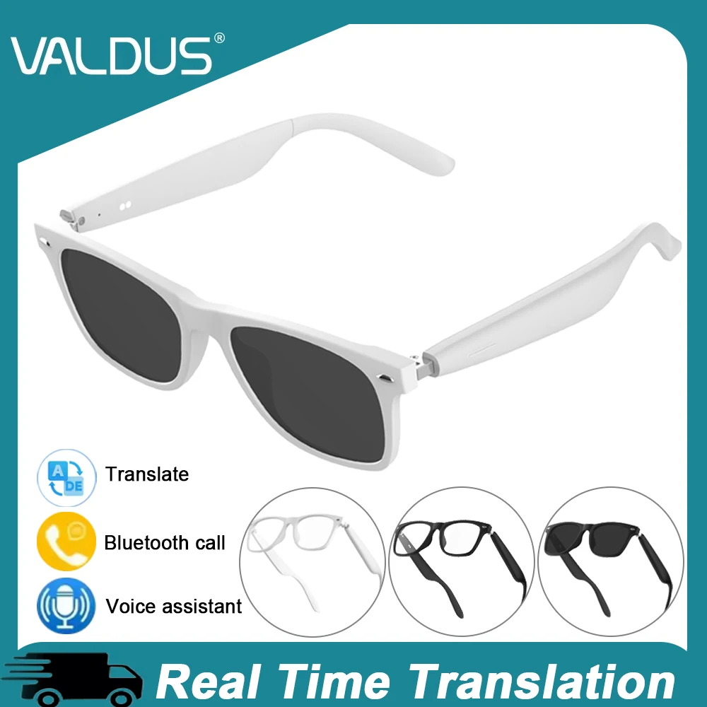 VALDUS A01 Smart Glasses Men Women Translation Touch Control Music Call Camera Voice Assistant 2025 New Bluetooth Ai Sunglasses
VALDUS A01 Smart Glasses Men Women Translation Touch Control Music Call Camera Voice Assistant 2025 New Bluetooth Ai Sunglasses
