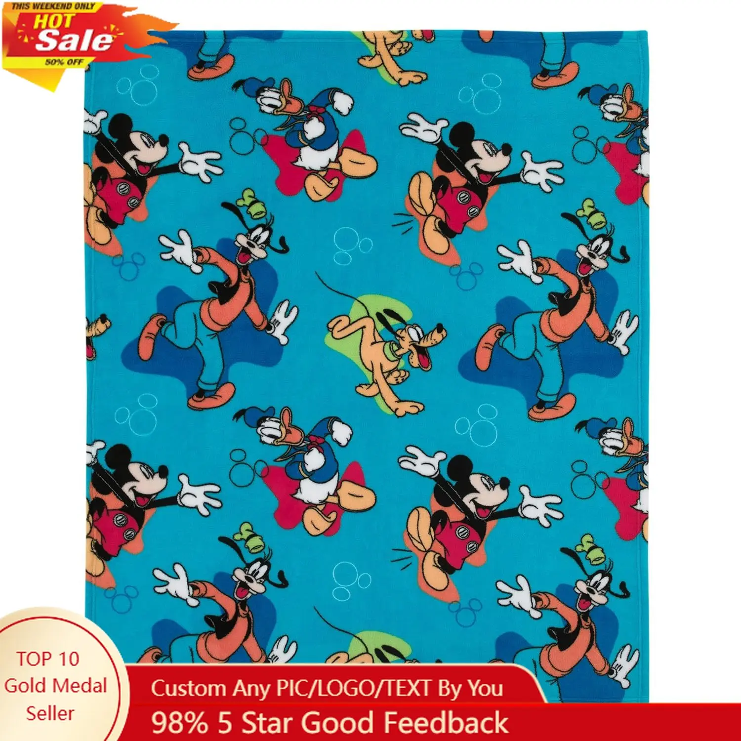 Gao Fei Blankets Disney Cartoon Plush Blanket Soft Indoor Decoration Adult Child Holiday Party Gifts Warm Custom Quilt
Gao Fei Blankets Disney Cartoon Plush Blanket Soft Indoor Decoration Adult Child Holiday Party Gifts Warm Custom Quilt