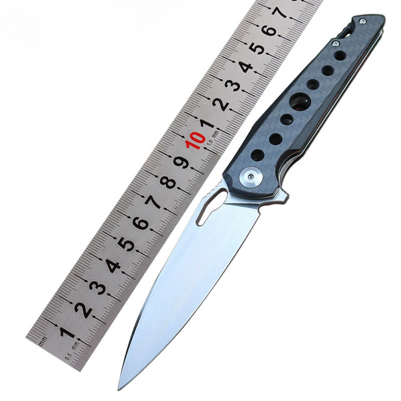 High Quality Utility Folding Knife D2 Blade Carbon Fiber Handle Camping Survial Outdoor Hunting Tactical Pocket Knives EDC Tools
High Quality Utility Folding Knife D2 Blade Carbon Fiber Handle Camping Survial Outdoor Hunting Tactical Pocket Knives EDC Tools