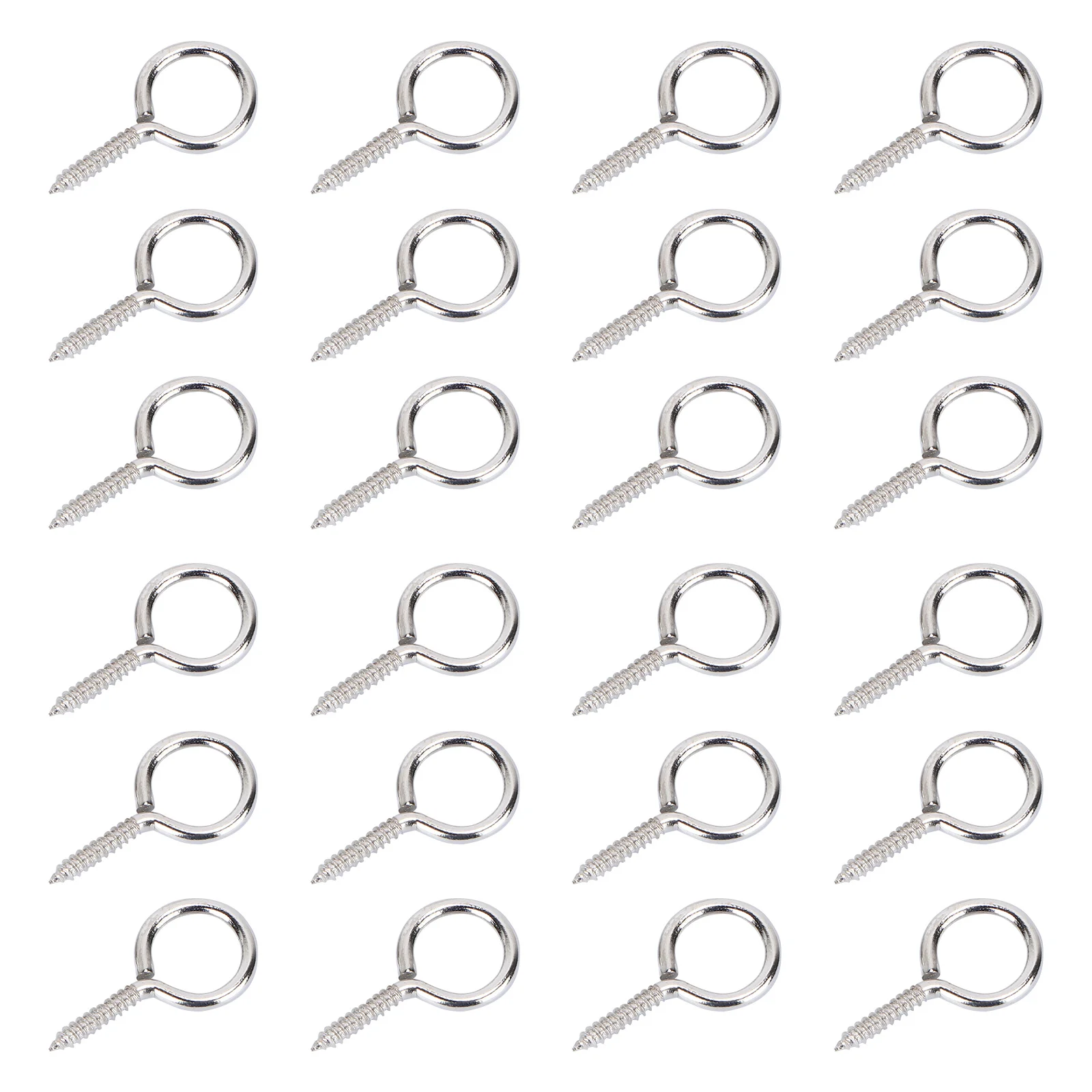 36pcs 26Mm Sheep Eye Hook Self-Tapping Threaded Ceiling Hook For Plants Keys Cups Hanging Storage Organizer Silver Ring Screw
36pcs 26Mm Sheep Eye Hook Self-Tapping Threaded Ceiling Hook For Plants Keys Cups Hanging Storage Organizer Silver Ring Screw