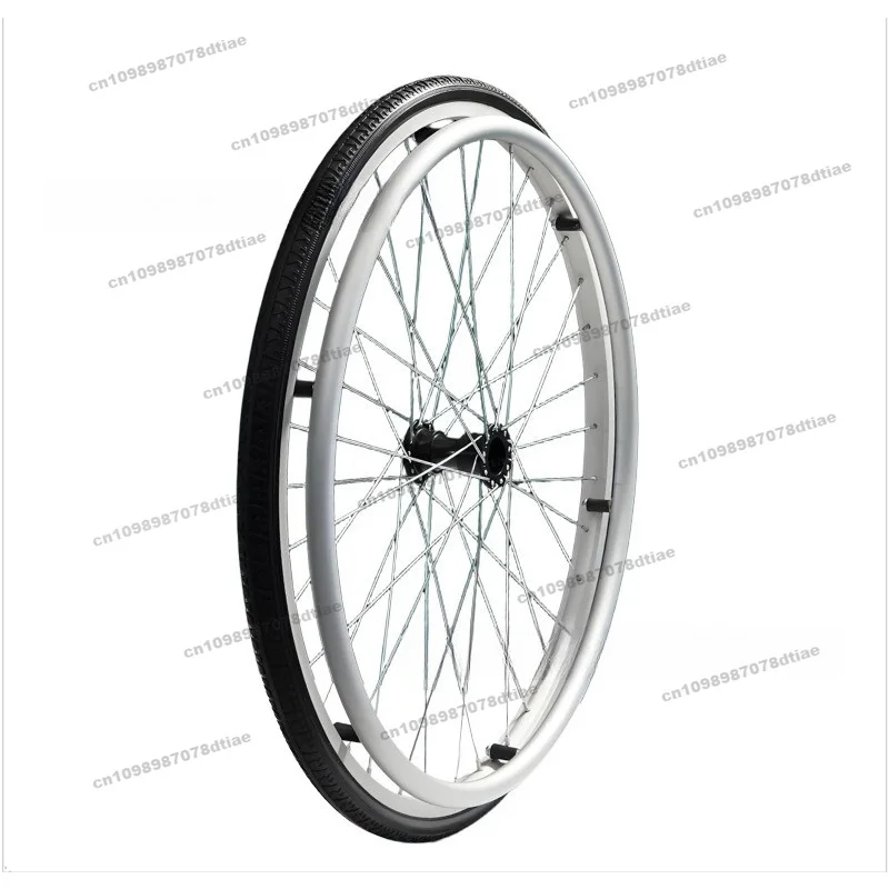 For Universalmanual Wheelchair Rear Wheel Large 20 22 24 Inch Air-free Black PU Tire Fog Silver Aluminum Ring Aluminum Handwheel
For Universalmanual Wheelchair Rear Wheel Large 20 22 24 Inch Air-free Black PU Tire Fog Silver Aluminum Ring Aluminum Handwheel