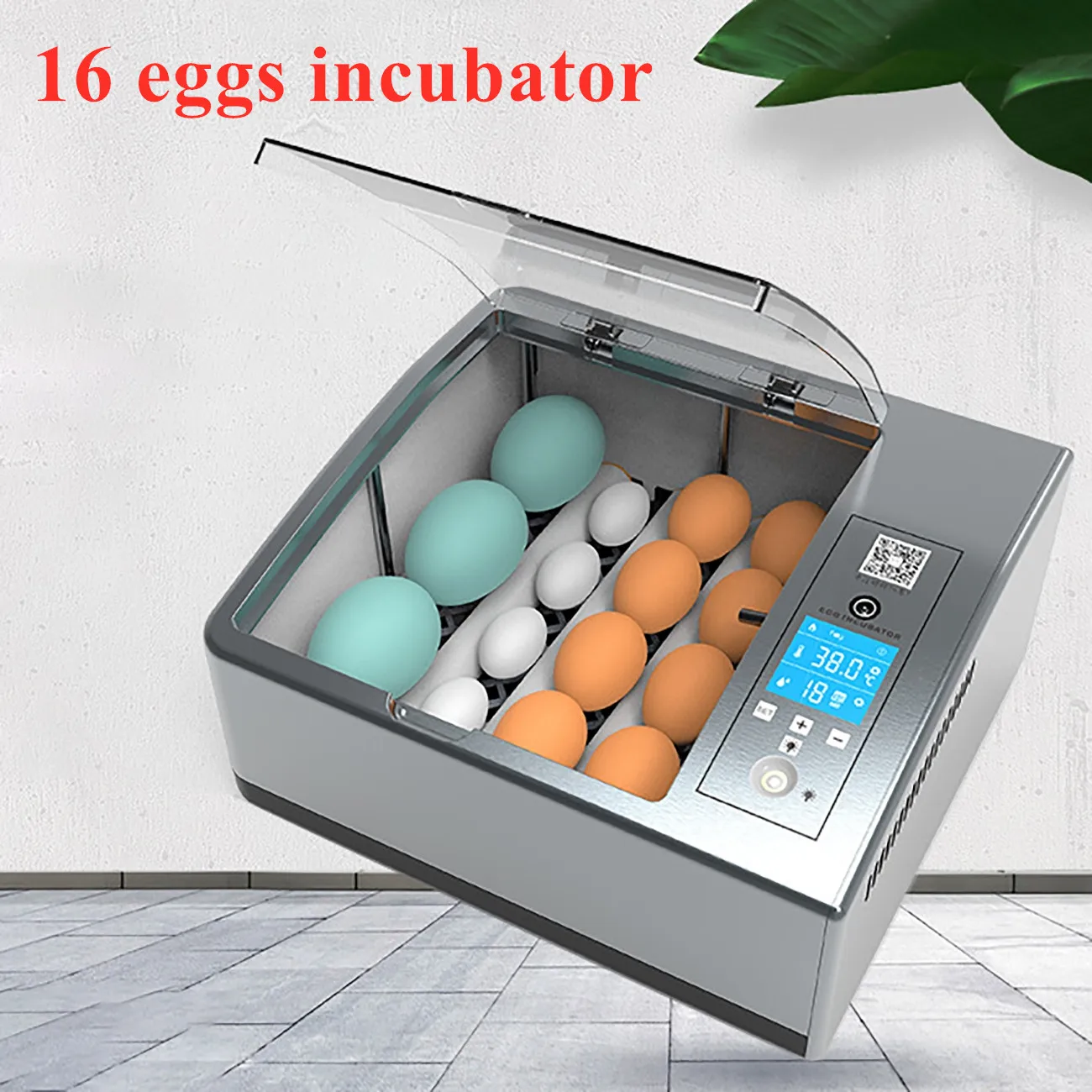 Eggs Automatic Incubator Chicken Duck Goose Incubator LCD Screen Displays The Temperature and The Number of Days
Eggs Automatic Incubator Chicken Duck Goose Incubator LCD Screen Displays The Temperature and The Number of Days