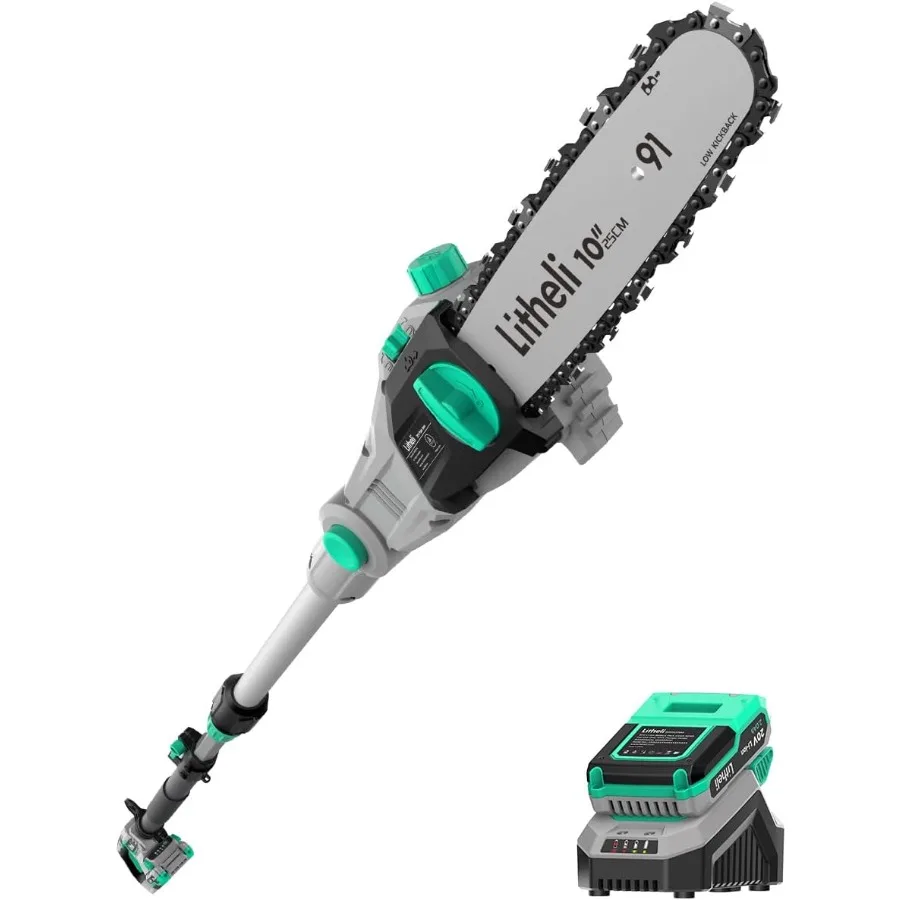 Pole Saw Battery Powered for Tree Trimming 10'' Electric Cordless Pole Saw with 20V Battery for Tree Trimming Battery C
Pole Saw Battery Powered for Tree Trimming 10'' Electric Cordless Pole Saw with 20V Battery for Tree Trimming Battery C