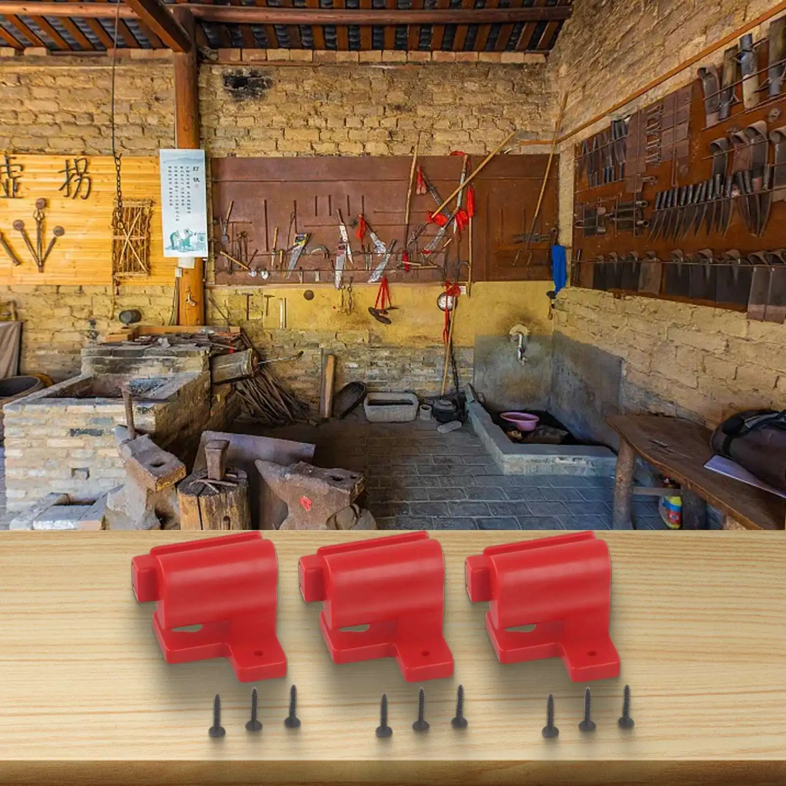 Tool Holder Tool Hanger Workshop Factory Easy Installation High Quality Red With Screws 3 Bracket + 9 Screws ABS+PC
Tool Holder Tool Hanger Workshop Factory Easy Installation High Quality Red With Screws 3 Bracket + 9 Screws ABS+PC