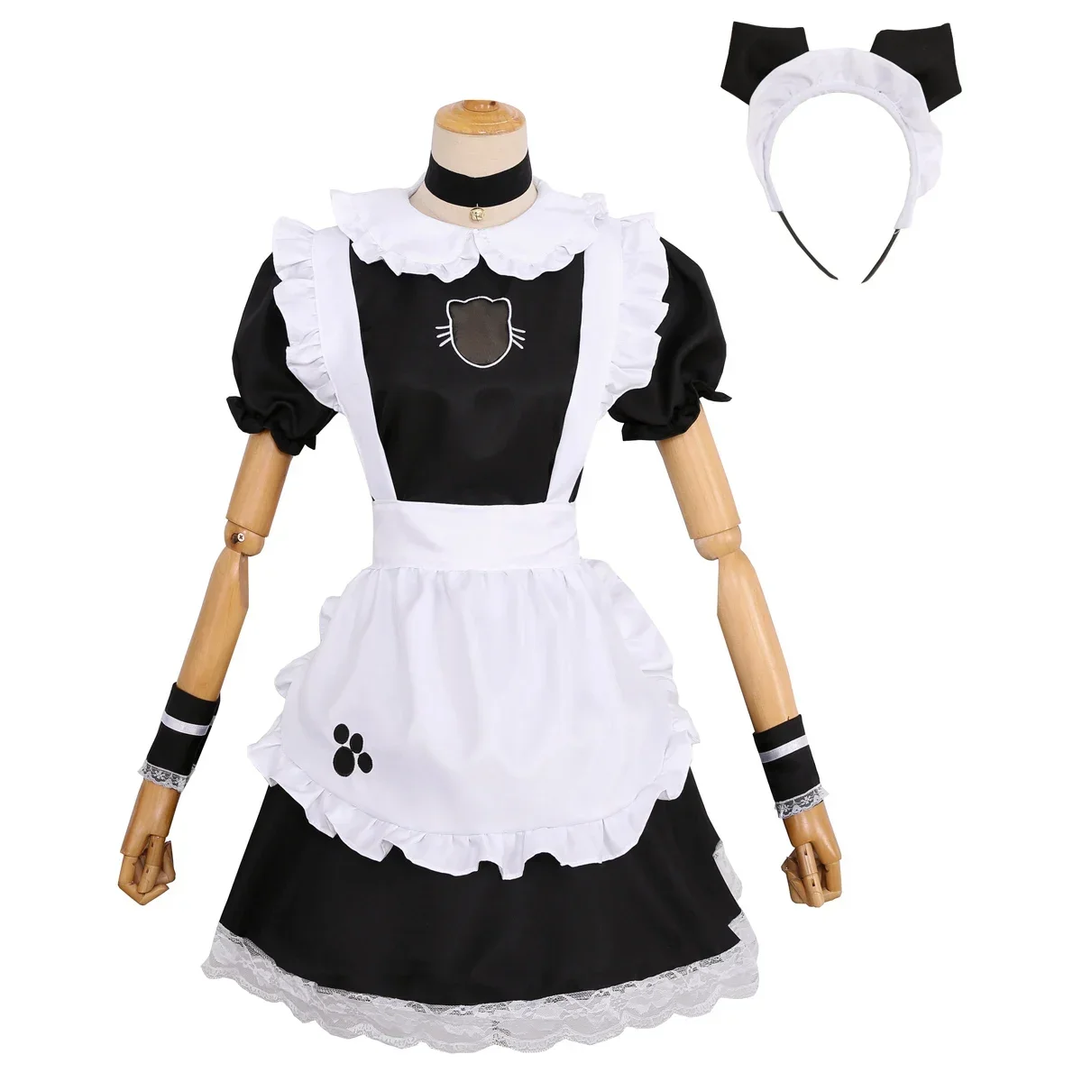 Sexy French Maid Costume Sweet Gothic Lolita Dress Anime Cosplay Sissy Maid Uniform Halloween Costumes
Sexy French Maid Costume Sweet Gothic Lolita Dress Anime Cosplay Sissy Maid Uniform Halloween Costumes