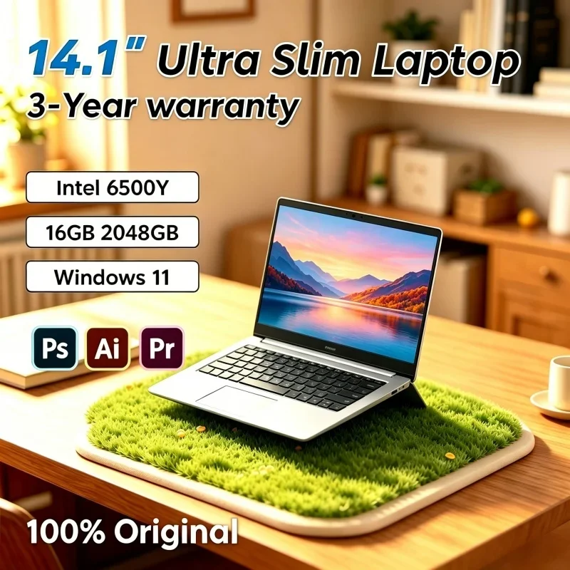 2026 Ephemeral Sleek 14.1 Inch Laptop Intel 6500Y RAM SSD Windows 11 Fingerprint Unlock Gilded Corporate Seraphic Gaming Laptop
2026 Ephemeral Sleek 14.1 Inch Laptop Intel 6500Y RAM SSD Windows 11 Fingerprint Unlock Gilded Corporate Seraphic Gaming Laptop