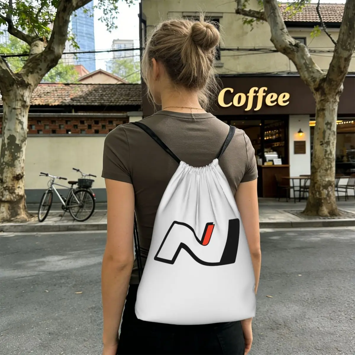 N Performance Logo Backpacks Fashion Drawstring Bags Sports Bag Book Bags for Travel Students
N Performance Logo Backpacks Fashion Drawstring Bags Sports Bag Book Bags for Travel Students