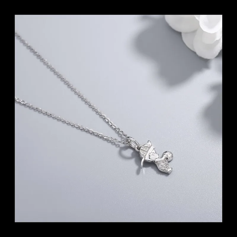 Ins японская и корейская шляпа из стерлингового серебра 925 пробы для маленького мальчика с шариком и бриллиантовой подвеской, ожерелье, подарок на день рождения для пары, женский
Ins японская и корейская шляпа из стерлингового серебра 925 пробы для маленького мальчика с шариком и бриллиантовой подвеской, ожерелье, подарок на день рождения для пары, женский