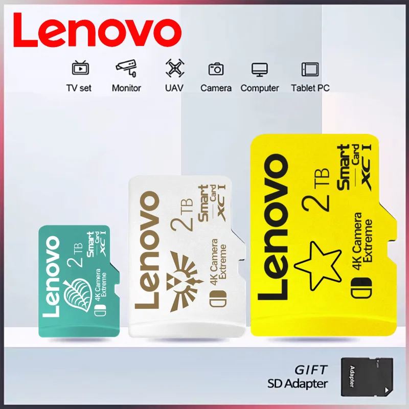 Карта памяти Lenovo SD 1 ТБ 2 ТБ Оригинальная TF-флеш-карта Карты Micro SD 128 ГБ 512 ГБ Micro Tarjeta SD Для устройств наблюдения за камерой
Карта памяти Lenovo SD 1 ТБ 2 ТБ Оригинальная TF-флеш-карта Карты Micro SD 128 ГБ 512 ГБ Micro Tarjeta SD Для устройств наблюдения за камерой