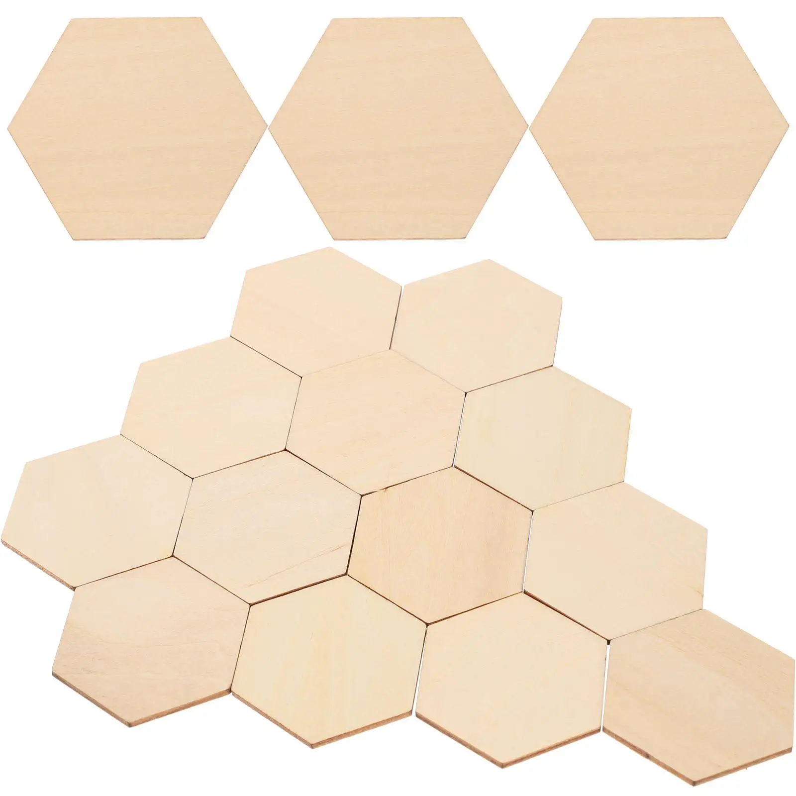 50pc Hexagonal Wooden naments Smooth Crafts Strong Unique Decorations Party Birthday Wedding Christmas
50pc Hexagonal Wooden naments Smooth Crafts Strong Unique Decorations Party Birthday Wedding Christmas