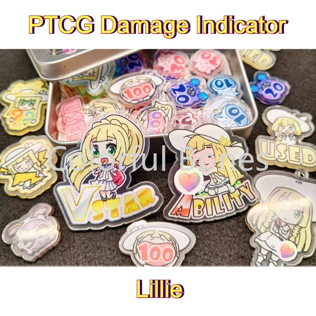PTCG Pokemon Lillie Match Scoring Damage Counter Damage Indicator Role-playing Game Used Board Vstar Borad Acrylic Gift Toy
PTCG Pokemon Lillie Match Scoring Damage Counter Damage Indicator Role-playing Game Used Board Vstar Borad Acrylic Gift Toy