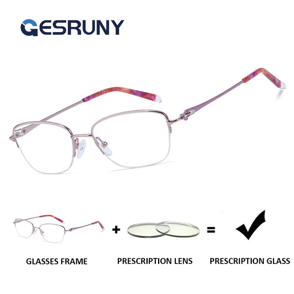 Gesruny, титановые очки без оправы, прогрессивные фотохромные линзы синего света, оптические очки для близорукости, женские очки
Gesruny, титановые очки без оправы, прогрессивные фотохромные линзы синего света, оптические очки для близорукости, женские очки