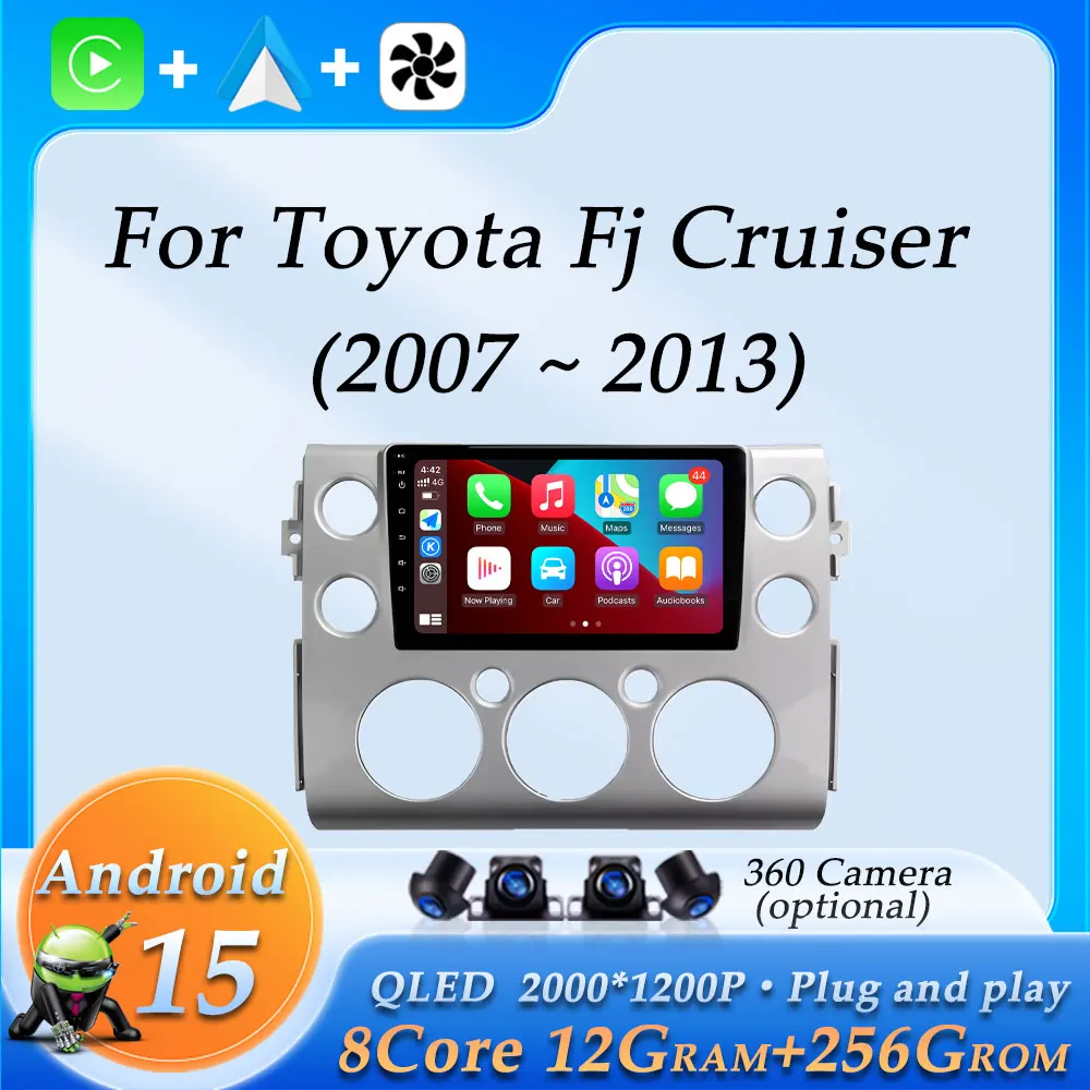 Car Radio Video Multimedia Audio Player for Toyota Fj Cruiser 2007 - 2013 Wireless CarPlay GPS Navi DSP Stereo Split Screen WiFi
Car Radio Video Multimedia Audio Player for Toyota Fj Cruiser 2007 - 2013 Wireless CarPlay GPS Navi DSP Stereo Split Screen WiFi