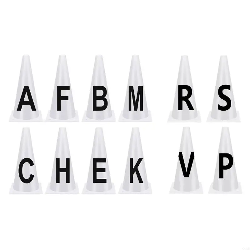 G6DE 4/8pcs Dressage Cones Stackable Equestrian Training Cones with Letters Sign for Equestrian Practice Event Enduring
G6DE 4/8pcs Dressage Cones Stackable Equestrian Training Cones with Letters Sign for Equestrian Practice Event Enduring