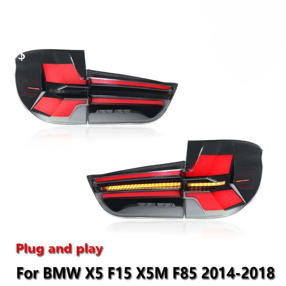 Car LED Tail Light Assemblies For BMW X5 F15 X5M F85 2014-2018 Auto Fog DRL Brake Turn Signal Lamp Plug And Play
Car LED Tail Light Assemblies For BMW X5 F15 X5M F85 2014-2018 Auto Fog DRL Brake Turn Signal Lamp Plug And Play