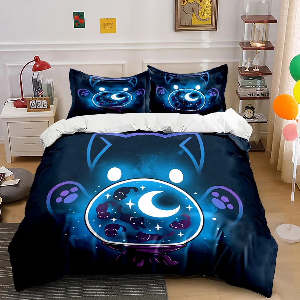 "Cat Crystal Ball Decor Set" Soft Comfortable Duvet Cover Bedding Set Included 1*Duvet Cover & 2*Pillowcases, gift
"Cat Crystal Ball Decor Set" Soft Comfortable Duvet Cover Bedding Set Included 1*Duvet Cover & 2*Pillowcases, gift