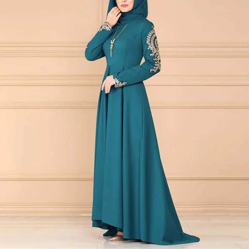Eid Ramadan Muslim Women Maxi Dress Embroidery Abaya Middle East Prayer Garment Islamic Clothing Turkey Kaftan Jalabiya Robe
Eid Ramadan Muslim Women Maxi Dress Embroidery Abaya Middle East Prayer Garment Islamic Clothing Turkey Kaftan Jalabiya Robe