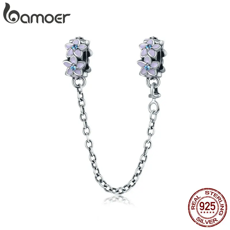 BAMOER 100% Серебряный и фиолетовый с ромашками, эмалированное безопасный Цепной Стопор с цветами, Шарм для браслета, DIY ювелирных изделий SCC602
BAMOER 100% Серебряный и фиолетовый с ромашками, эмалированное безопасный Цепной Стопор с цветами, Шарм для браслета, DIY ювелирных изделий SCC602
