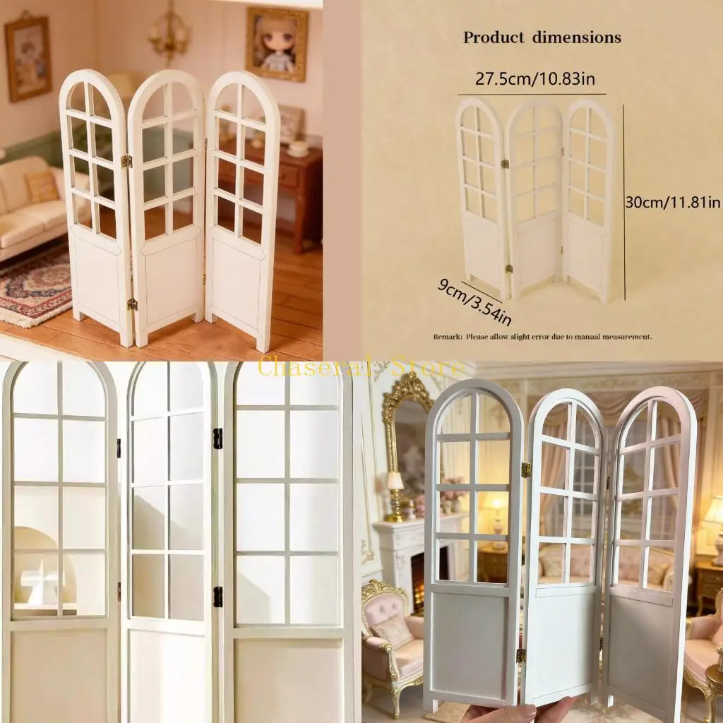 E7CE Antique European Design Screen Doll House Furniture 1/6 Scale Handmade Miniature Model for Adult Children Collectors
E7CE Antique European Design Screen Doll House Furniture 1/6 Scale Handmade Miniature Model for Adult Children Collectors