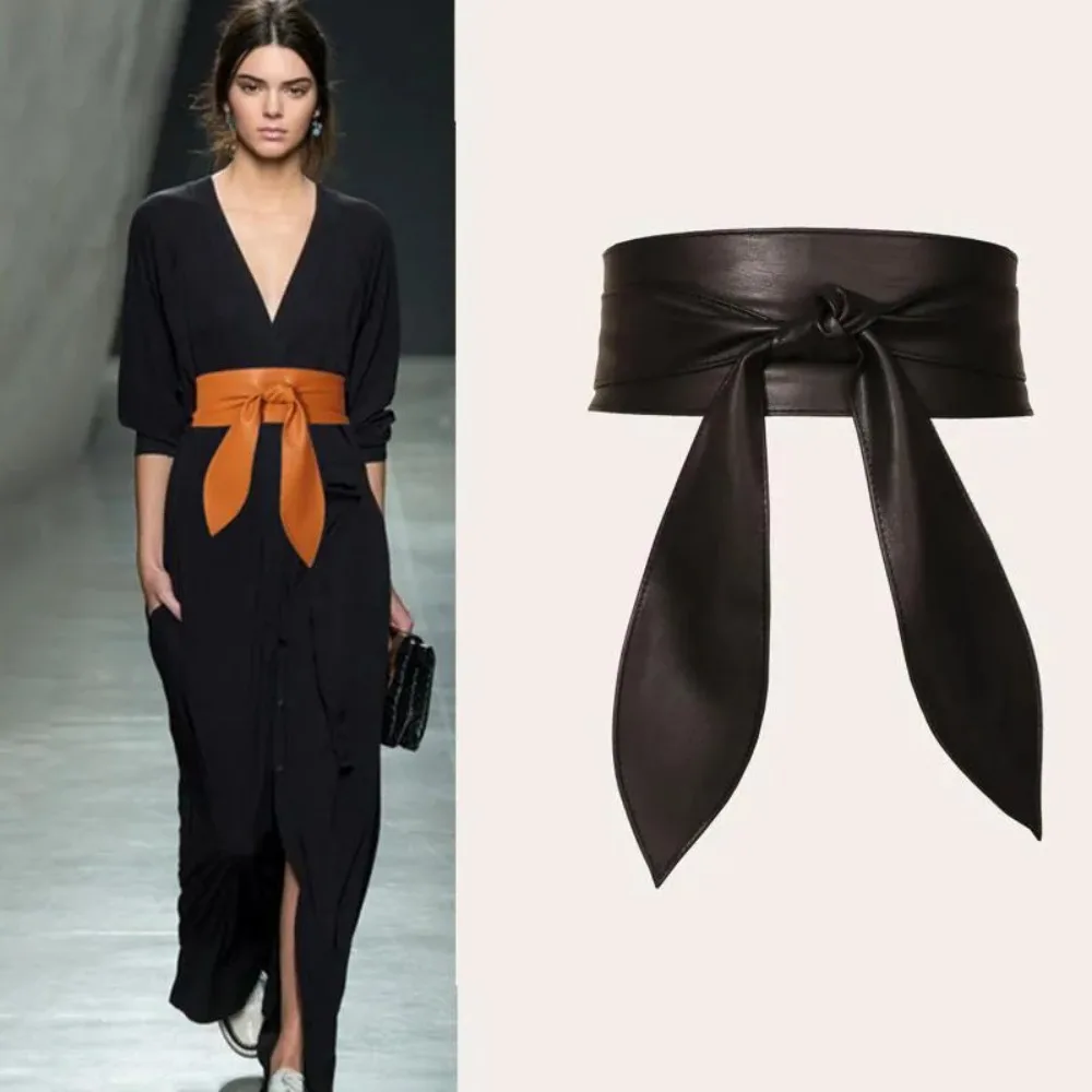 New Soft Versatile Clothing Decoration Bow Ribbon Waist Belts Belt Decorative Waistband Women's Wide Girdle Waist Strap
New Soft Versatile Clothing Decoration Bow Ribbon Waist Belts Belt Decorative Waistband Women's Wide Girdle Waist Strap